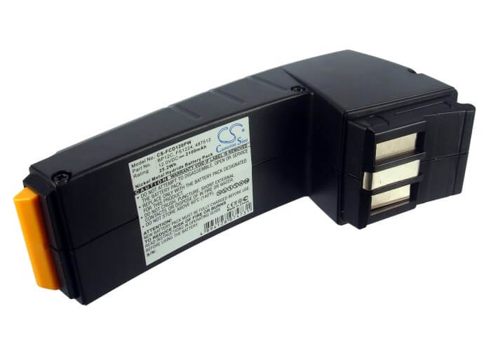 12.0V, 2100mAh, Ni-MH Battery fits Festool, 486831, 488844, 25.2Wh