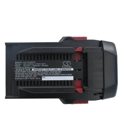 36.0V, 3000mAh, Li-ion Battery fits Hilti, Te6-a Li, Te6-a36, 108Wh