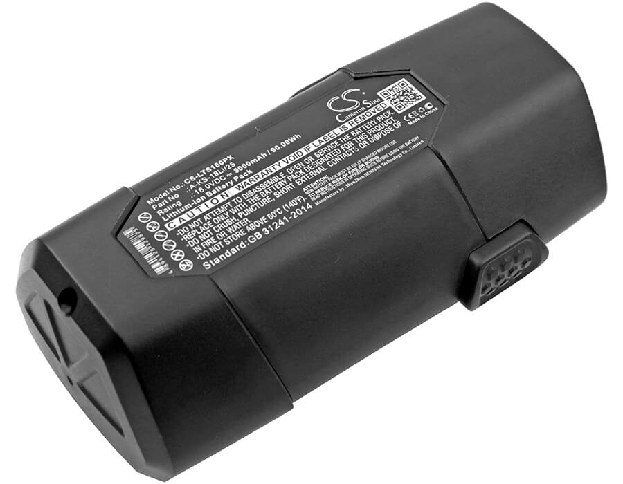 18.0V, 5000mAh, Li-ion Battery fits Lux-tools, A-ks-18li/25, 90Wh
