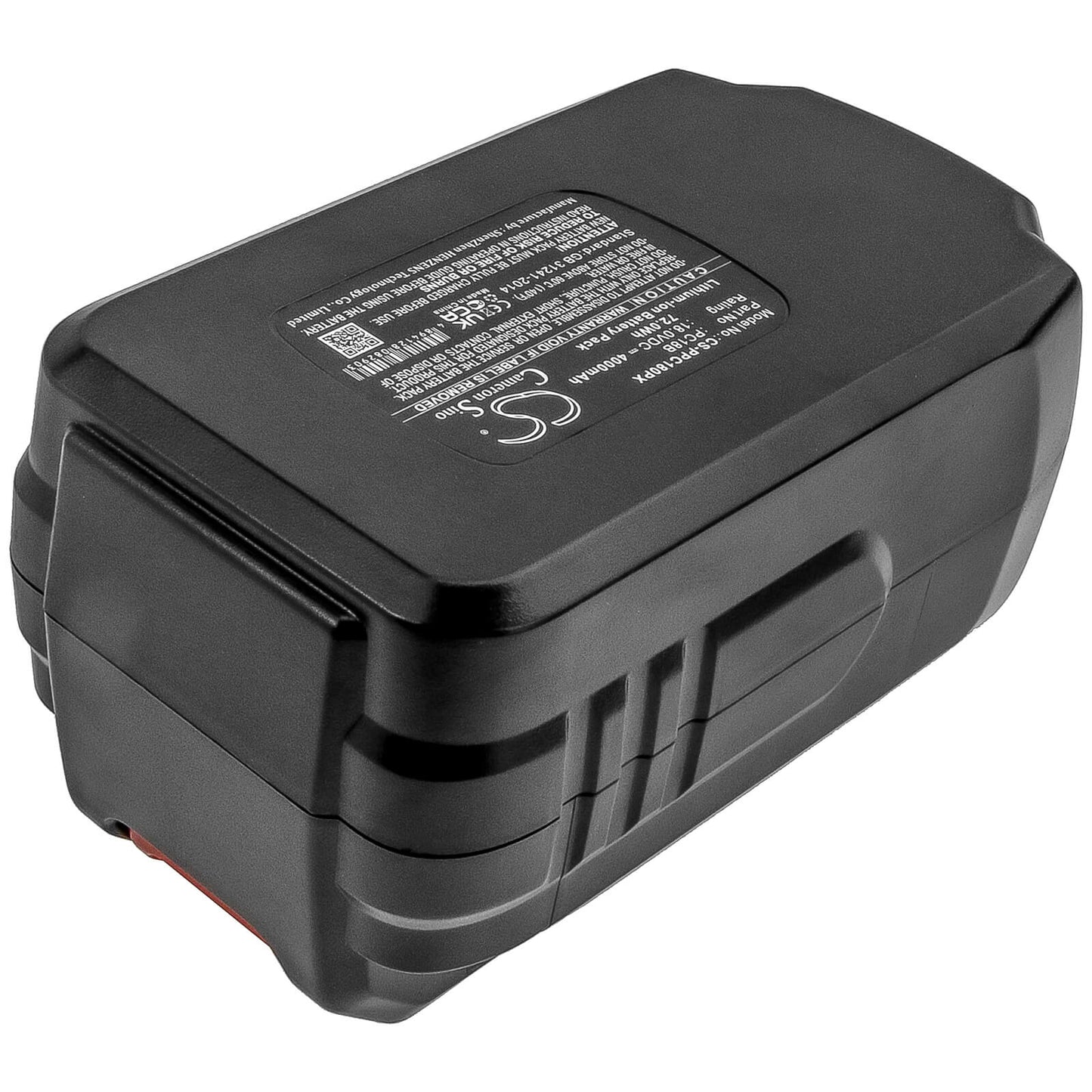 18.0V, 4000mAh, Li-ion Battery fits Porter Cable, Pc18ag, Pc18al, 72Wh