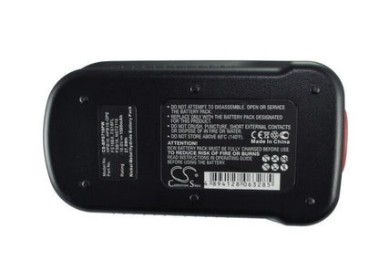 18.0V, 1500mAh, Ni-MH Battery fits Firestorm, Fs18, Fs1800, 27Wh