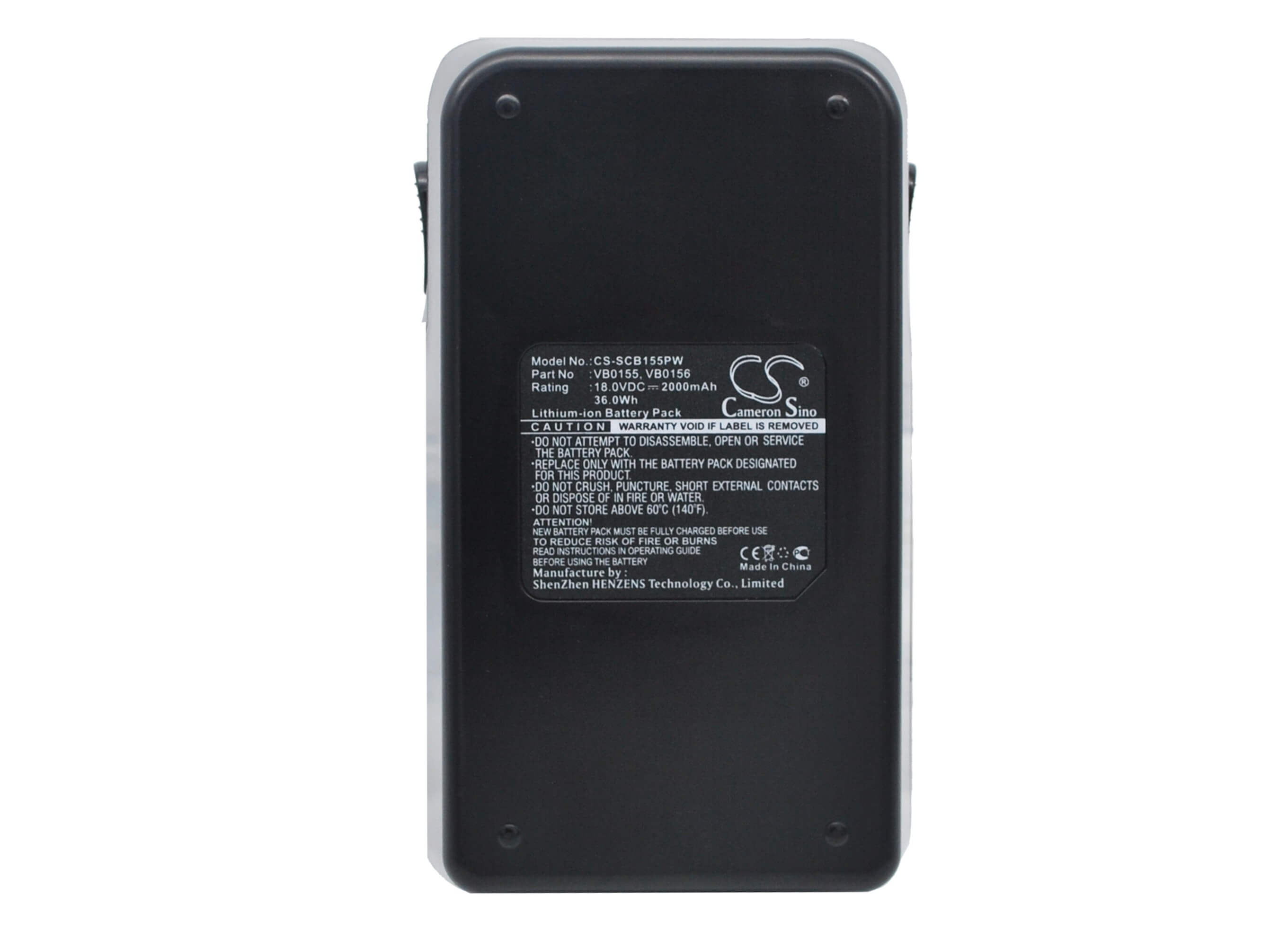 18.0V, 2000mAh, Li-ion Battery fits Senco, 5n0001n, 6e0001n, 36Wh