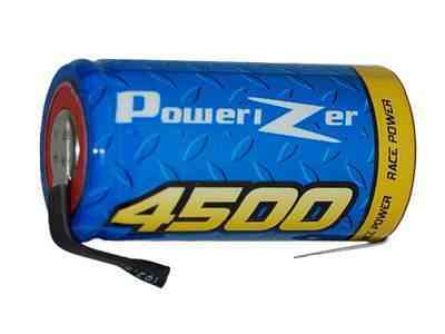 Sub-c 4500 mah nimh battery with tabs (ideal for battery pack