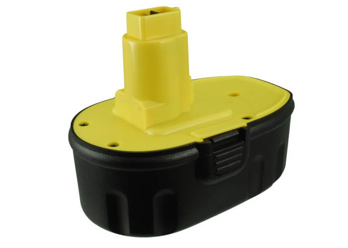 Yellow + Black, 18.0V, 1500mAh, Ni-MH Battery fits Dewalt, Dc020, Dc212, 27Wh