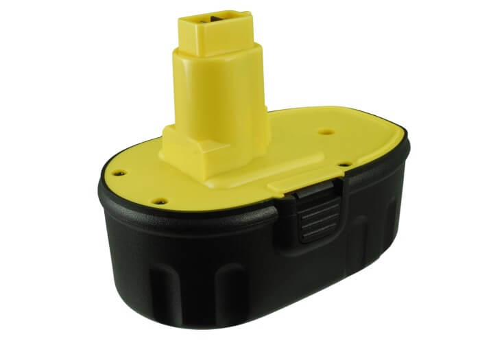 Yellow + Black, 18.0V, 3000mAh, Ni-MH Battery fits Dewalt, Dc020, Dc212, 54Wh