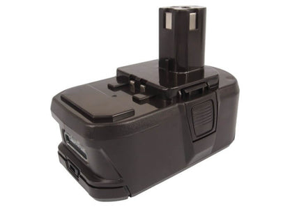 CS-RTB104PW, Power Tools 18.0V, 3000mAh, Li-ion Battery fits Ryobi, Bid-1801m, Bid-180l, 54Wh