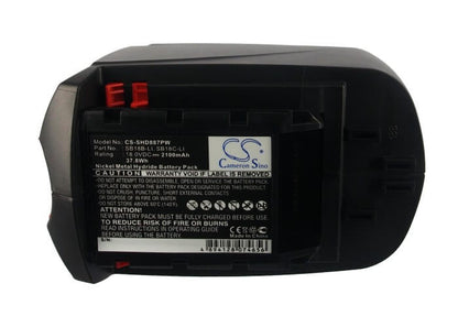 18.0V, 2100mAh, Ni-MH Battery fits Skil, 2810, 2887, 37.8Wh