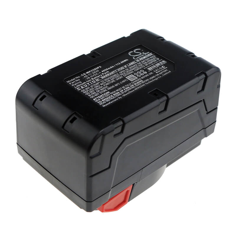 28.0V, 4000mAh, Li-ion Battery fits Wurth Master, 28v, Bs 28-a Combi, 112Wh