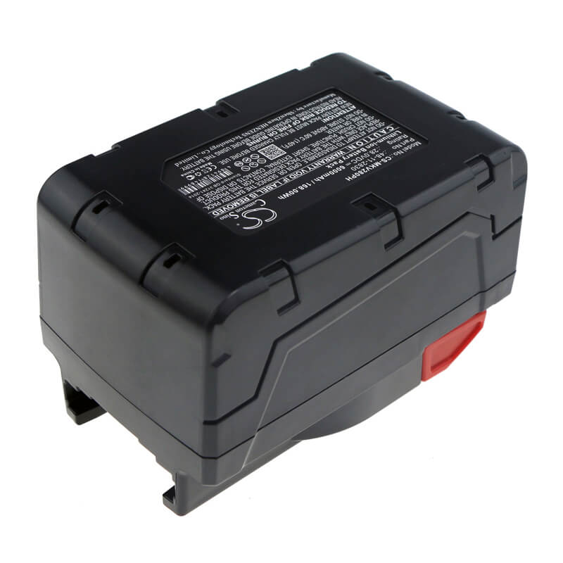 28.0V, 6000mAh, Li-ion Battery fits Milwaukee, 0721-20, 0721-21, 168Wh