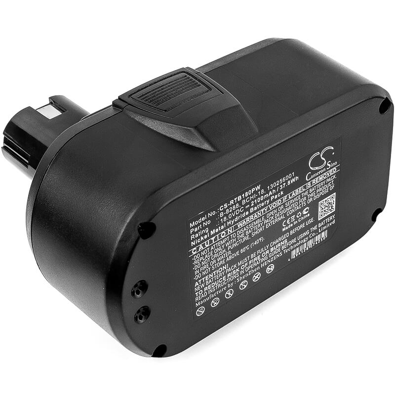18.0V, 2100mAh, Ni-MH Battery fits Ryobi, Cdl1802p4, Cid-1802p, 37.8Wh