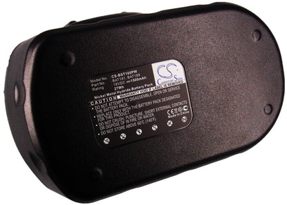 18.0V, 1500mAh, Ni-MH Battery fits Bosch, 13618, 13618-2g, 27Wh
