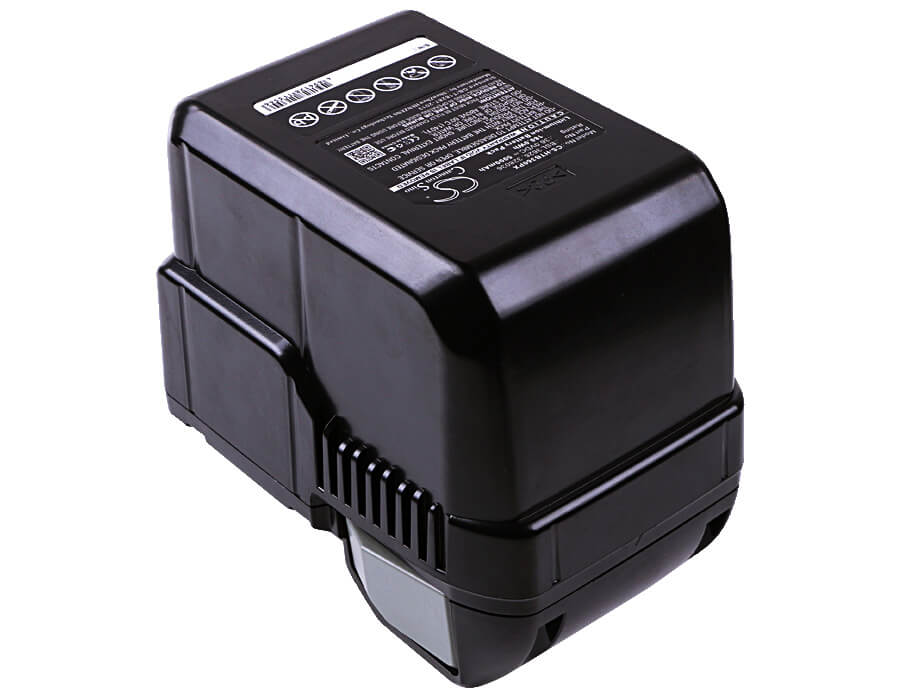 36.0V, 5000mAh, Li-ion Battery fits Hitachi, Dh 36dal, Dh36dl, 180Wh