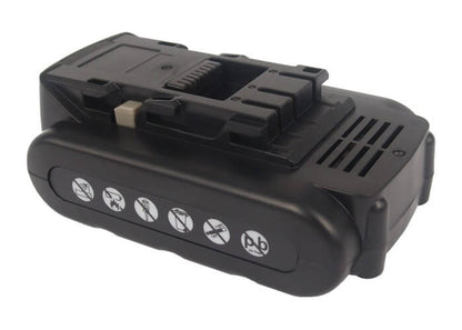 14.4V, 2000mAh, Li-ion Battery fits Panasonic, Ey3740b, Ey3740b Flashlight, 28.8Wh