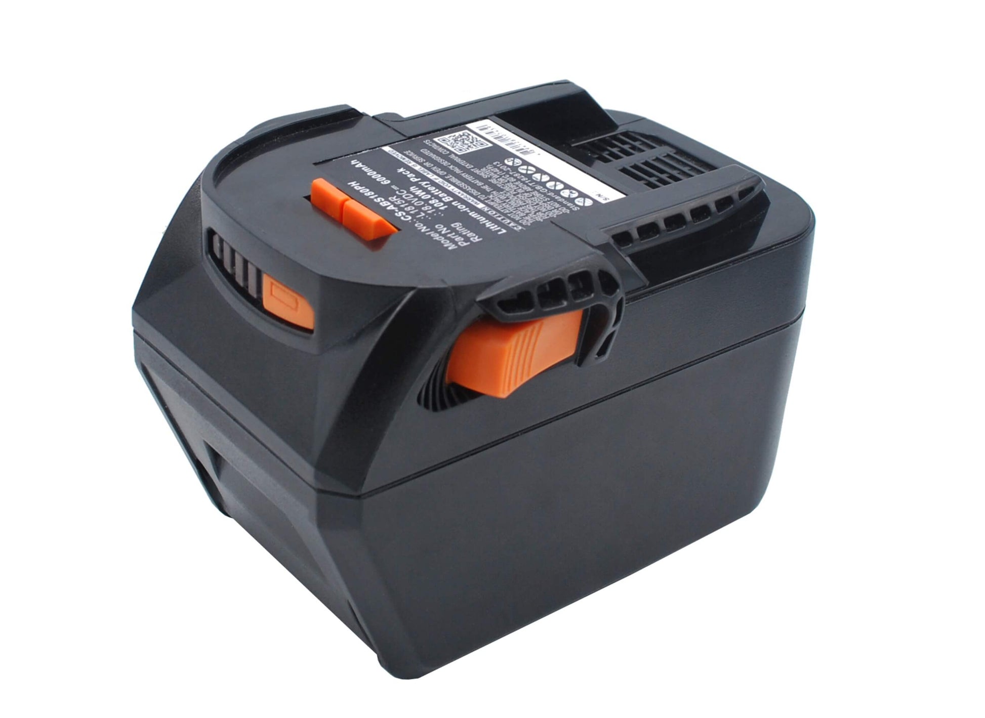 18.0V, 6000mAh, Li-ion Battery fits Aeg, Bbm 18 Stx, Bbm18 Stx, 108Wh