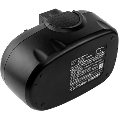 18.0V, 2000mAh, Ni-MH Battery fits Worx, Wg150s, Wg152, 36Wh