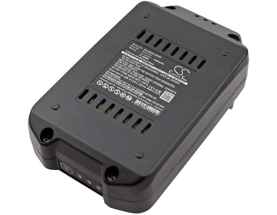 14.4V, 1500mAh, Li-ion Battery fits Meister Craft, 5450880, Mas144, 21.6Wh