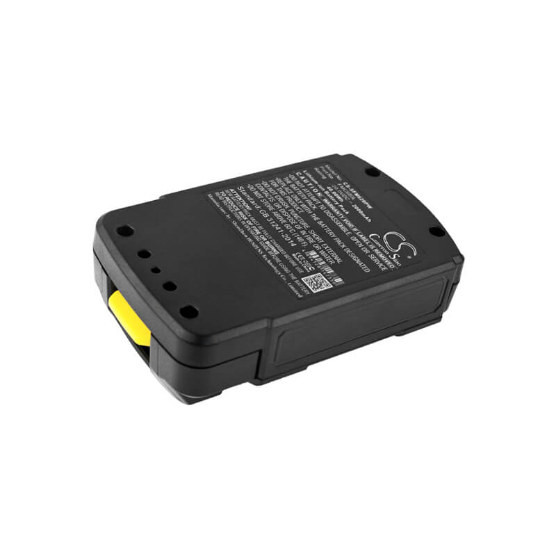 20.0V, 2000mAh, Li-ion Battery fits Stanley, Fmc620, 40Wh