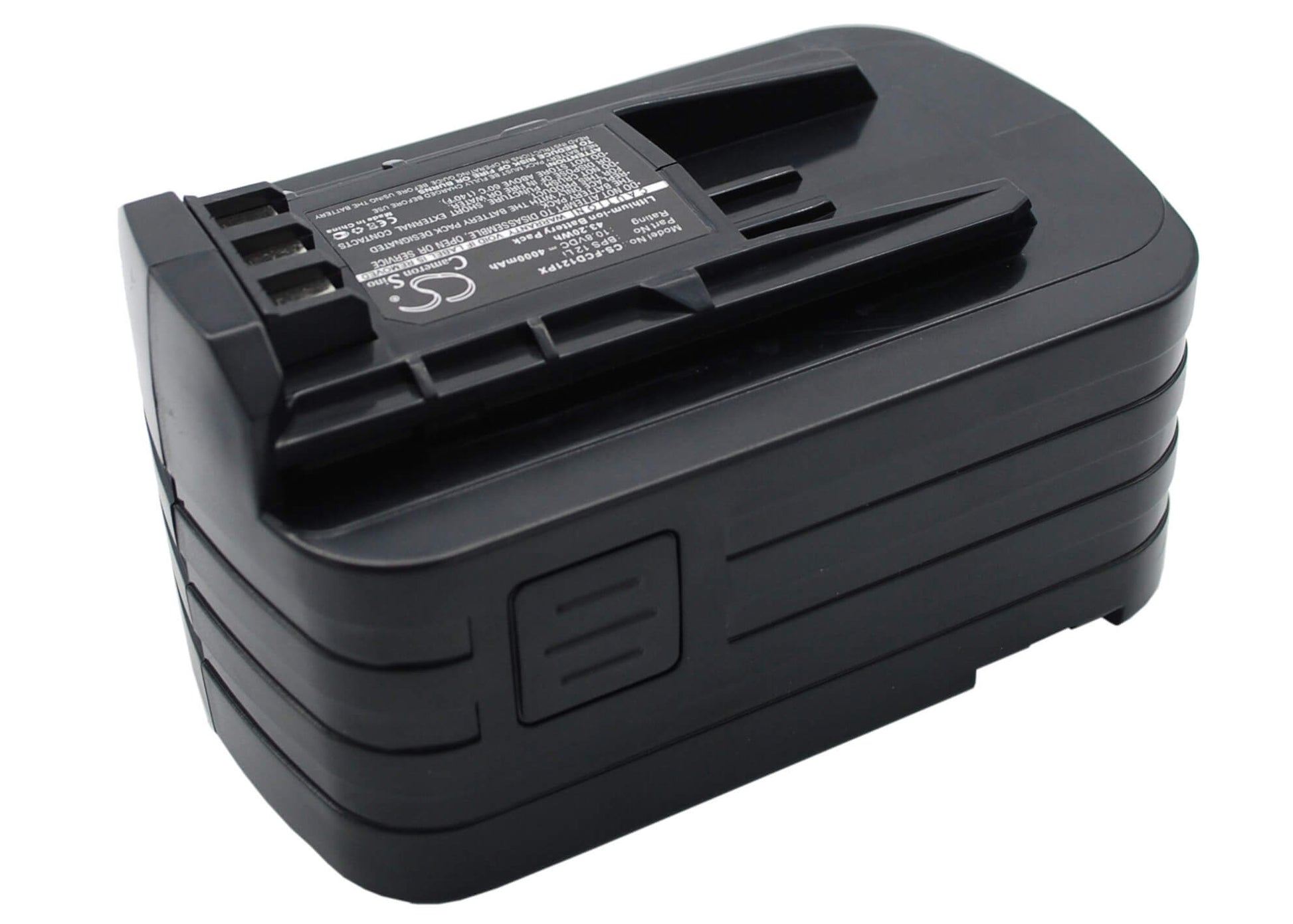 10.8V, 4000mAh, Li-ion Battery fits Festool, T12+3 Cordless Drill, 43.2Wh