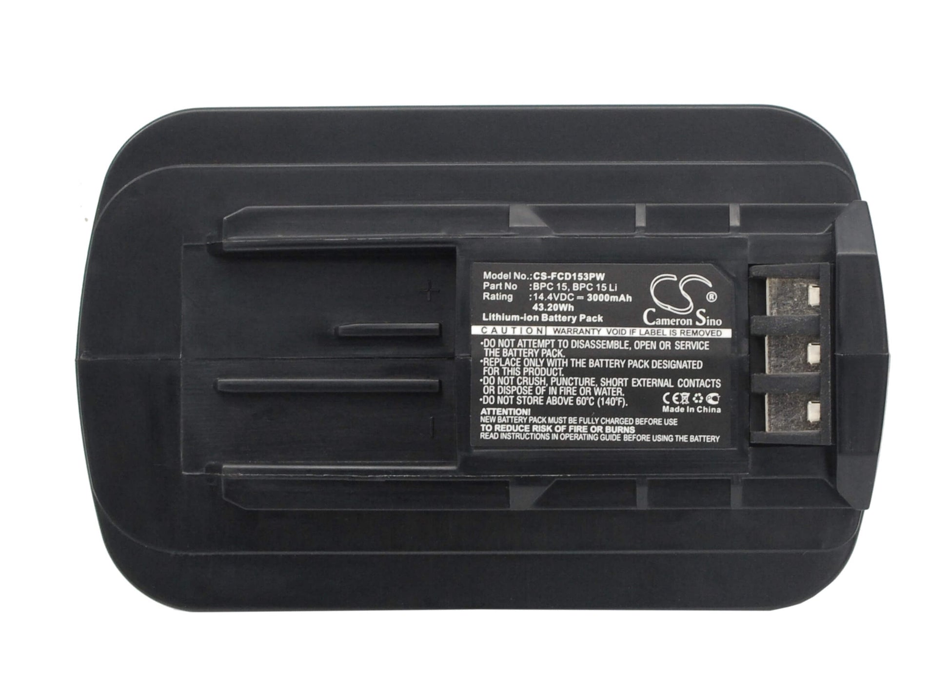 14.4V, 3000mAh, Li-ion Battery fits Festool, C15, C15 Cordless Drill/driver, 43.2Wh
