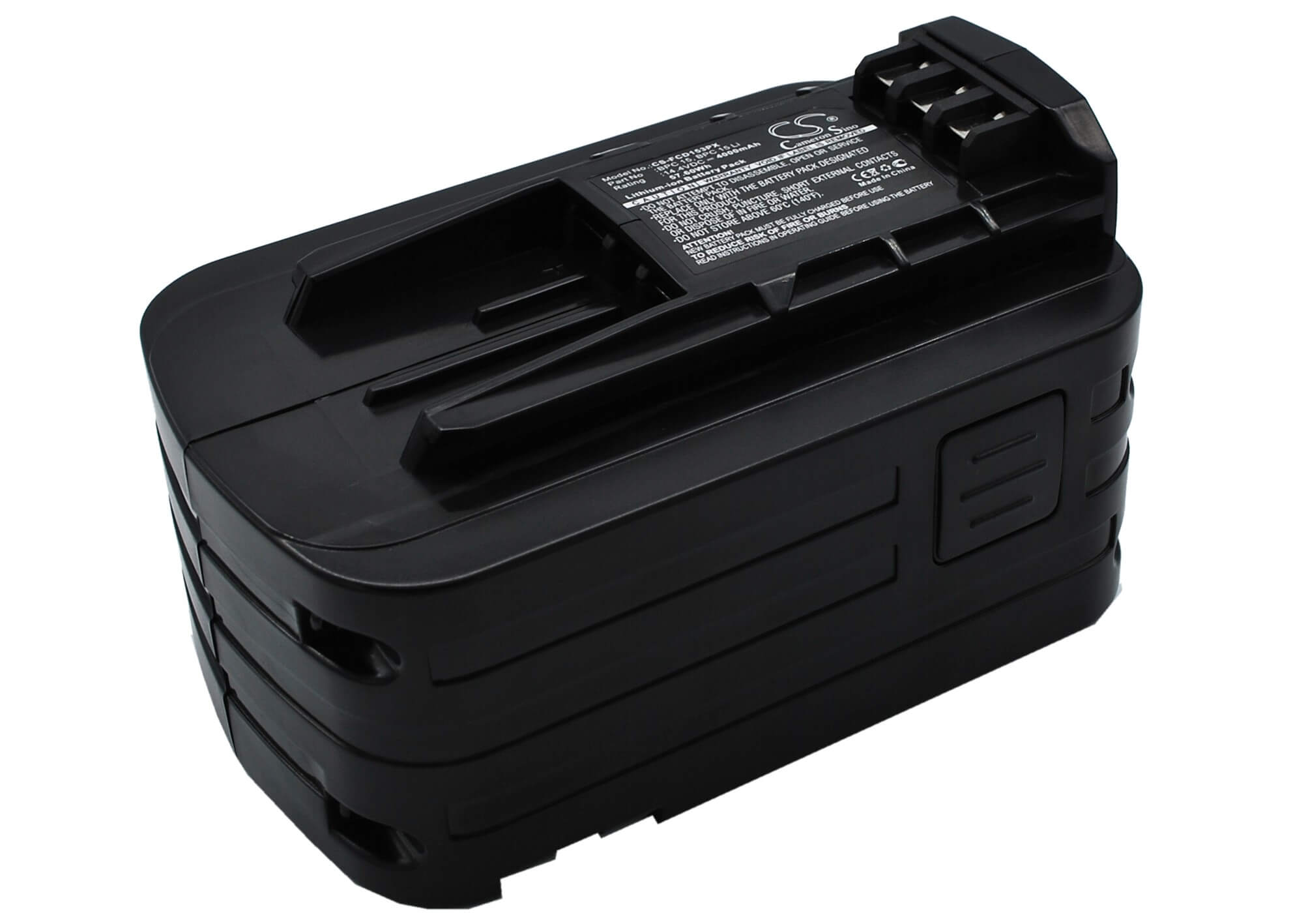 14.4V, 4000mAh, Li-ion Battery fits Festool, C15, C15 Cordless Drill/driver, 57.6Wh