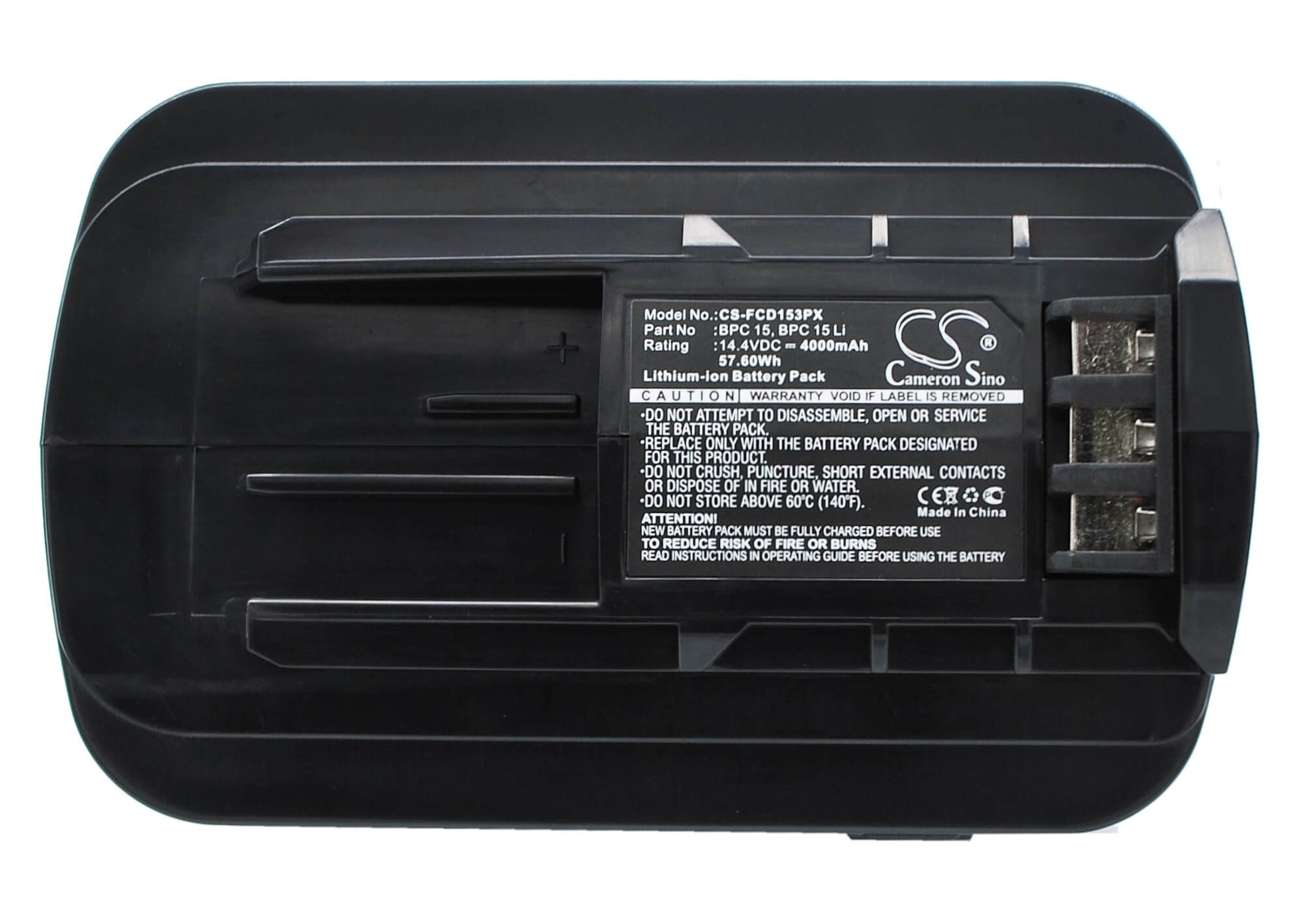 14.4V, 4000mAh, Li-ion Battery fits Festool, C15, C15 Cordless Drill/driver, 57.6Wh