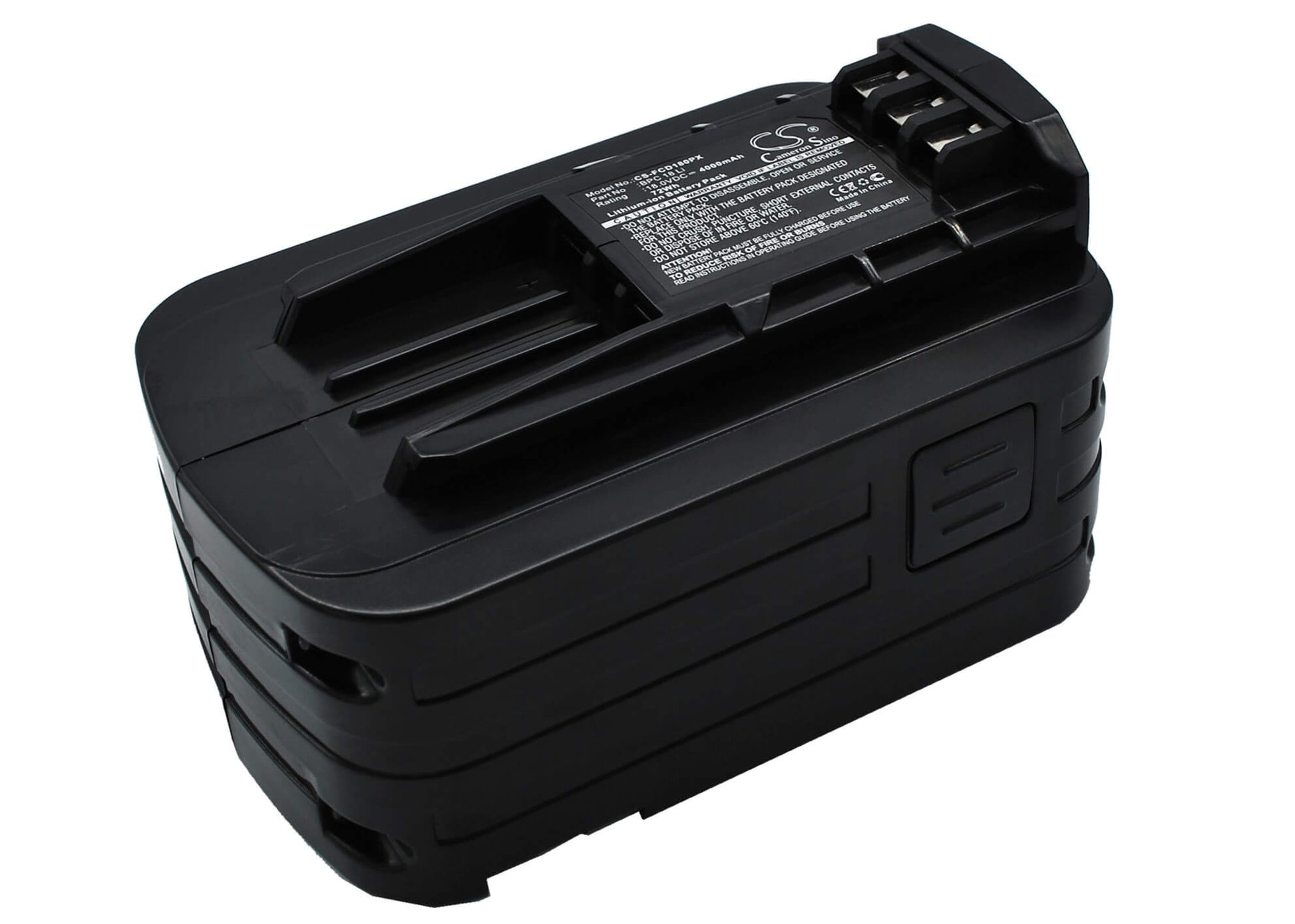 18.0V, 4000mAh, Li-ion Battery fits Festool, C15, Psc/psbc 400/420, 72Wh