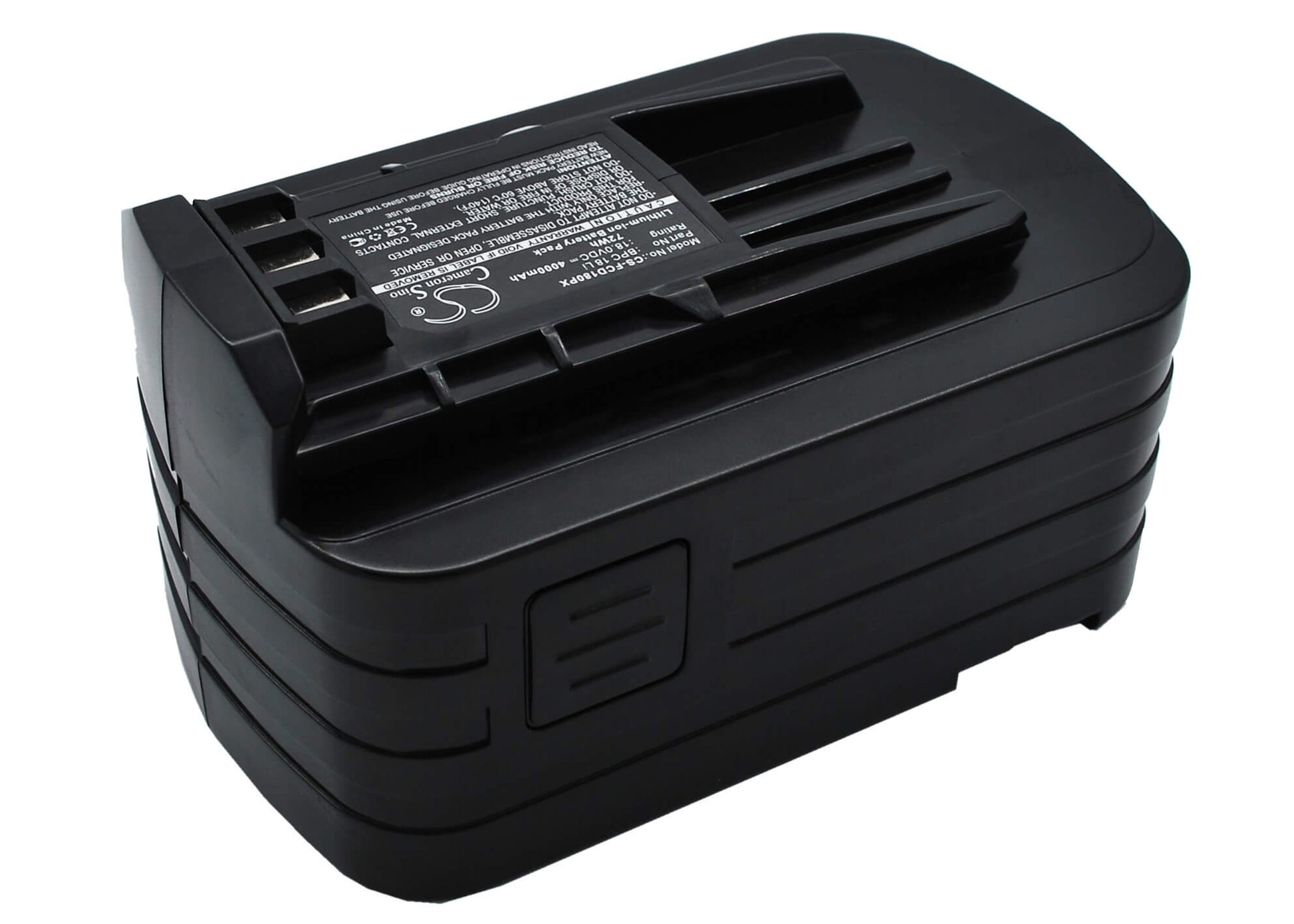 18.0V, 4000mAh, Li-ion Battery fits Festool, C15, Psc/psbc 400/420, 72Wh