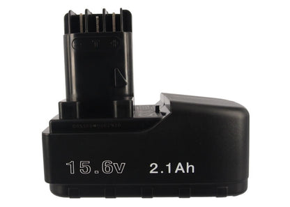 15.6V, 2100mAh, Ni-MH Battery fits Metabo, Bs 15.6 Plus, Bst 15.6, 32.76Wh
