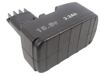 15.6V, 3300mAh, Ni-MH Battery fits Metabo, Bs 15.6 Plus, Bst 15.6, 51.48Wh