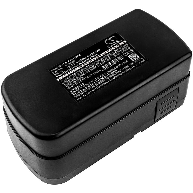 12.0V, 3300mAh, Ni-MH Battery fits Festool, 398338, 497019, 39.6Wh