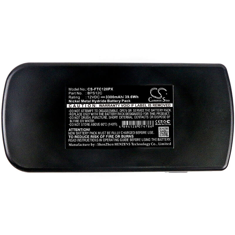 12.0V, 3300mAh, Ni-MH Battery fits Festool, 398338, 497019, 39.6Wh