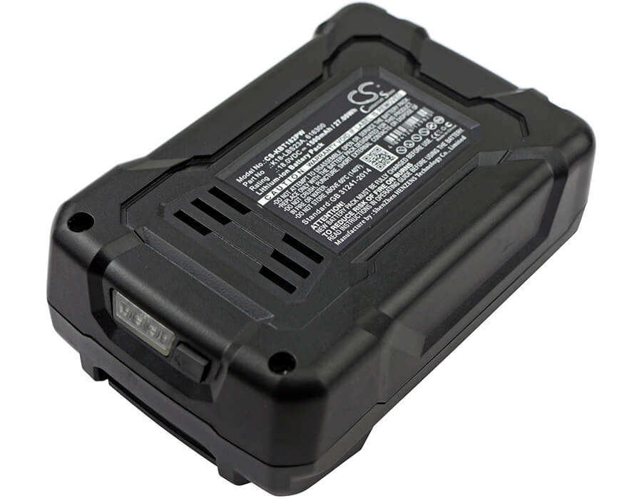 18.0V, 1500mAh, Li-ion Battery fits Kobalt, K18ld-26a, 27Wh