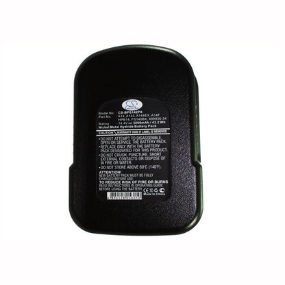 14.4V, 3000mAh, Ni-MH Battery fits Black & Decker, Bdg14sf-2, Bdgl1440, 43.2Wh