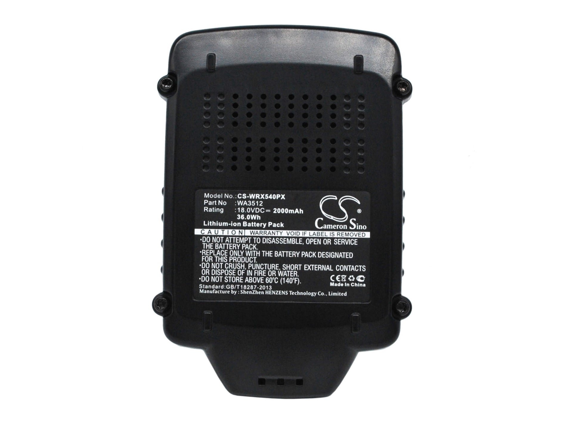 18.0V, 2000mAh, Li-ion Battery fits Al-ko, Rasentrimmer Gtli, Trimmer Gtli 18v Comfort, 36Wh