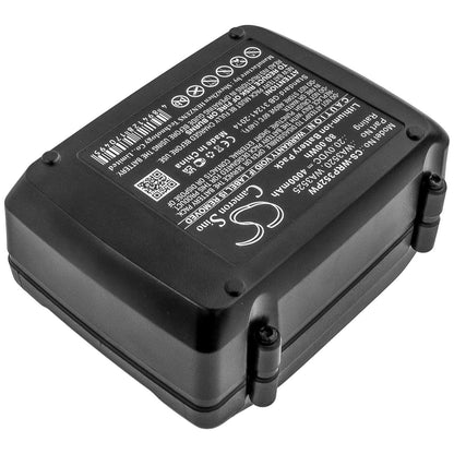 20.0V, 4000mAh, Li-ion Battery fits Worx, 20v Powershare, Wg151, 80Wh