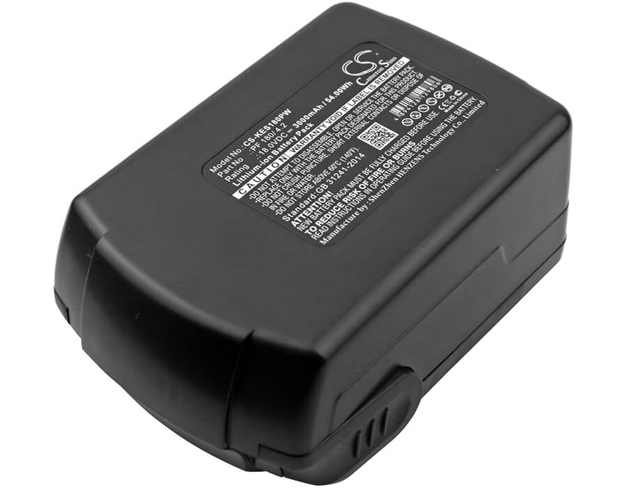 18.0V, 3000mAh, Li-ion Battery fits Kress, 180 Afb, 54Wh