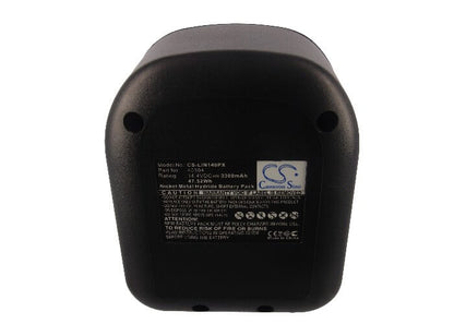 14.4V, 3300mAh, Ni-MH Battery fits Lincoln, 1401, 1442, 47.52Wh