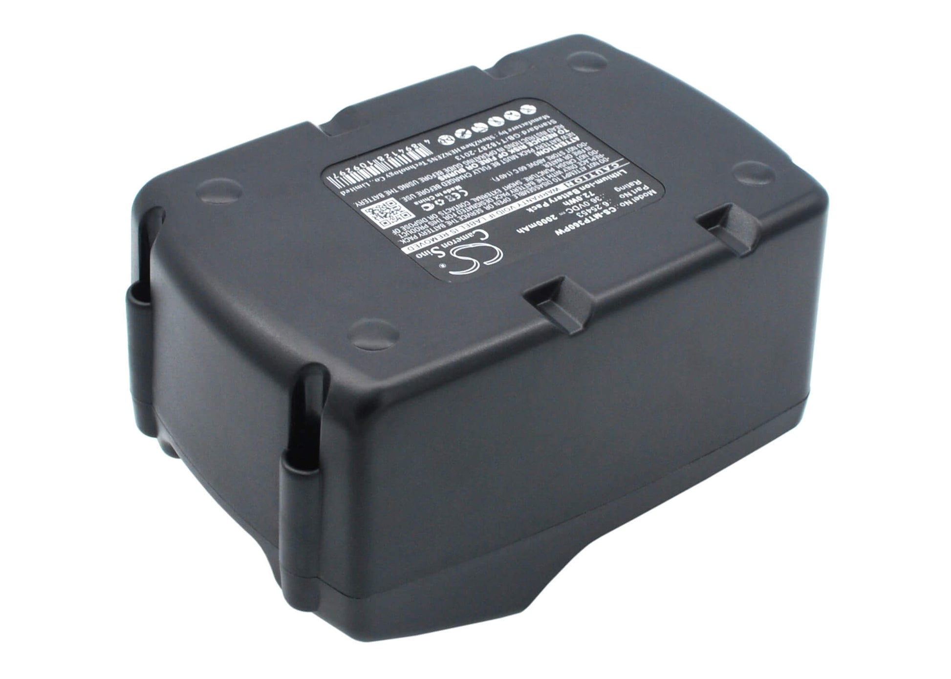 36.0V, 2000mAh, Li-ion Battery fits Metabo, Ahs 36v, Ahs36v, 72Wh