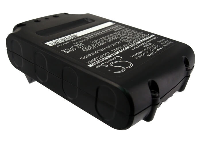 20.0V, 1500mAh, Li-ion Battery fits Black & Decker, Asl186k, Asl188k, 30Wh