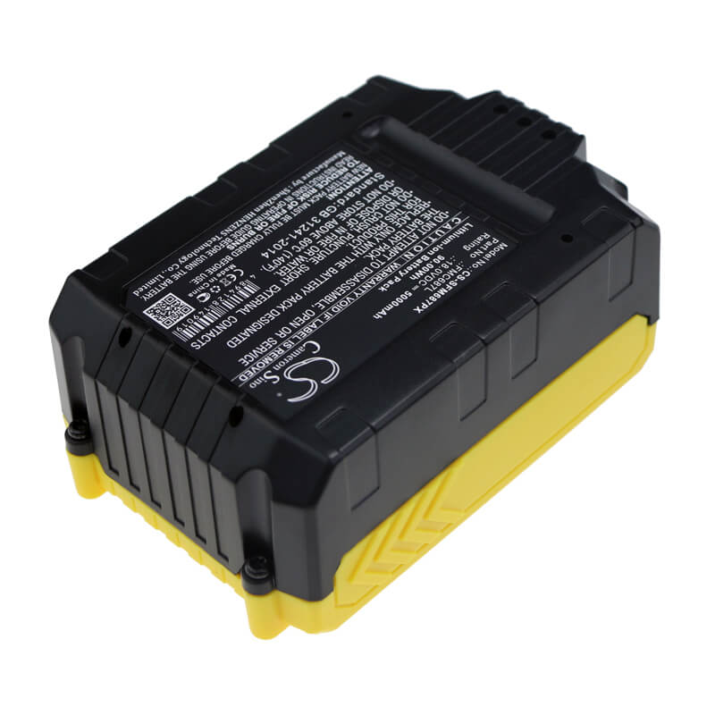 18.0V, 5000mAh, Li-ion Battery fits Stanley, Fmc625d2, Fmc645d2, 90Wh