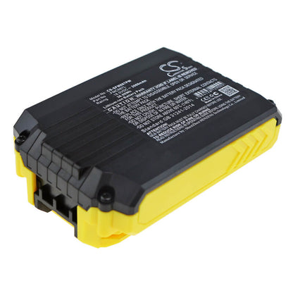 18.0V, 2000mAh, Li-ion Battery fits Stanley, Fmc625d2, Fmc645d2, 36Wh