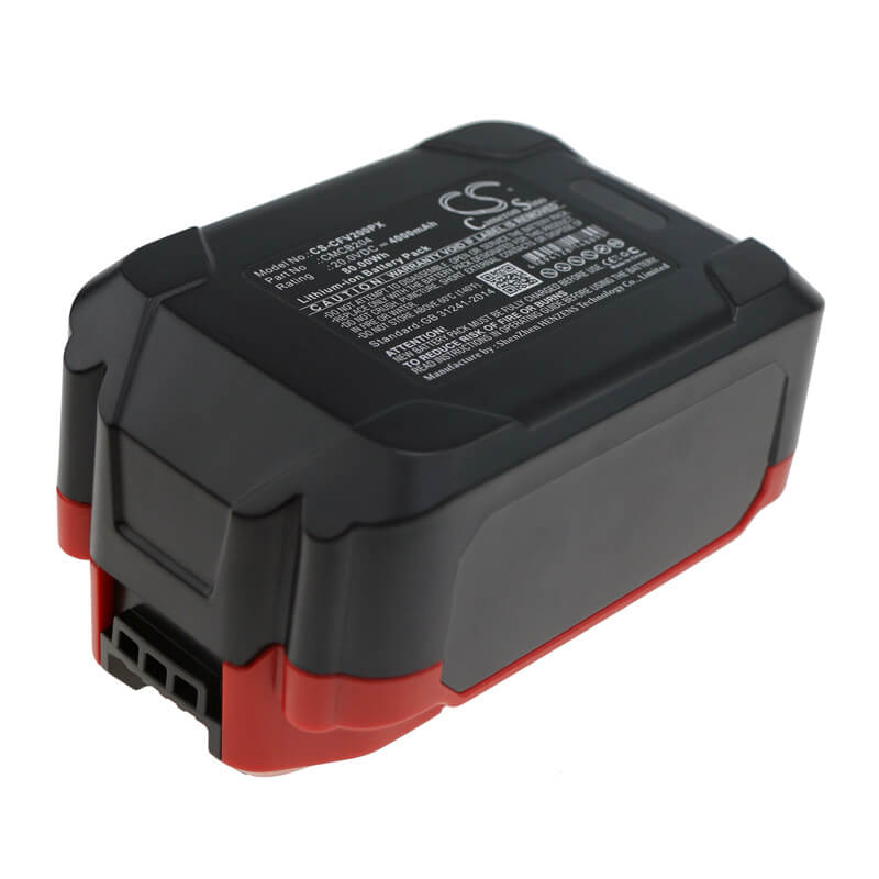 20.0V, 4000mAh, Li-ion Battery fits Craftsman, 16ga Straight Finish Nailer, 18ga Brad Nailer, 80Wh