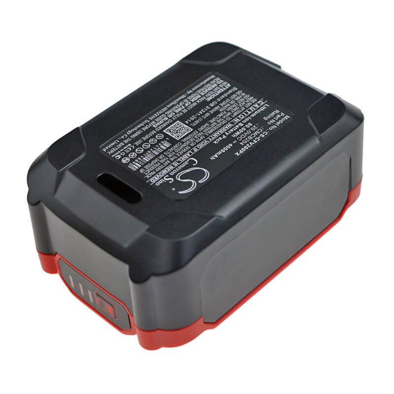 20.0V, 4000mAh, Li-ion Battery fits Craftsman, 16ga Straight Finish Nailer, 18ga Brad Nailer, 80Wh