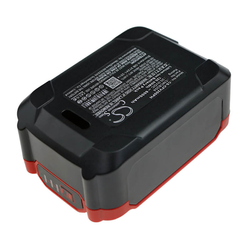 20.0V, 6000mAh, Li-ion Battery fits Craftsman, 16ga Straight Finish Nailer, 18ga Brad Nailer, 120Wh