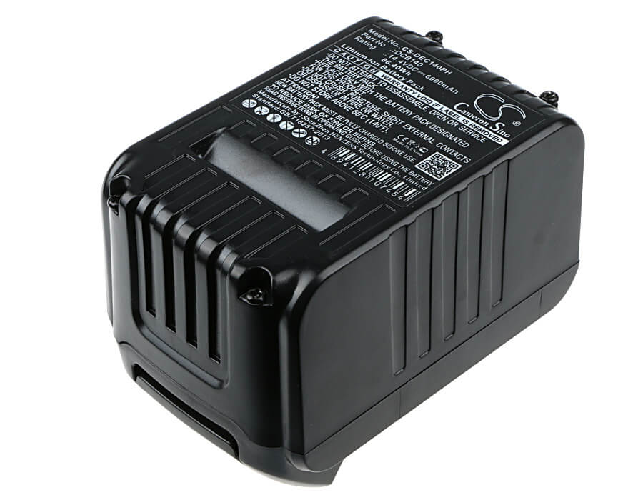 14.4V, 6000mAh, Li-ion Battery fits Dewalt, Dcb090, Dcd720, 86.4Wh