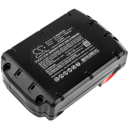 18.0V, 2000mAh, Li-ion Battery fits Milwaukee, 0880-20, 2601, 36Wh