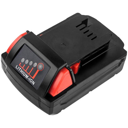 18.0V, 2000mAh, Li-ion Battery fits Milwaukee, 0880-20, 2601, 36Wh