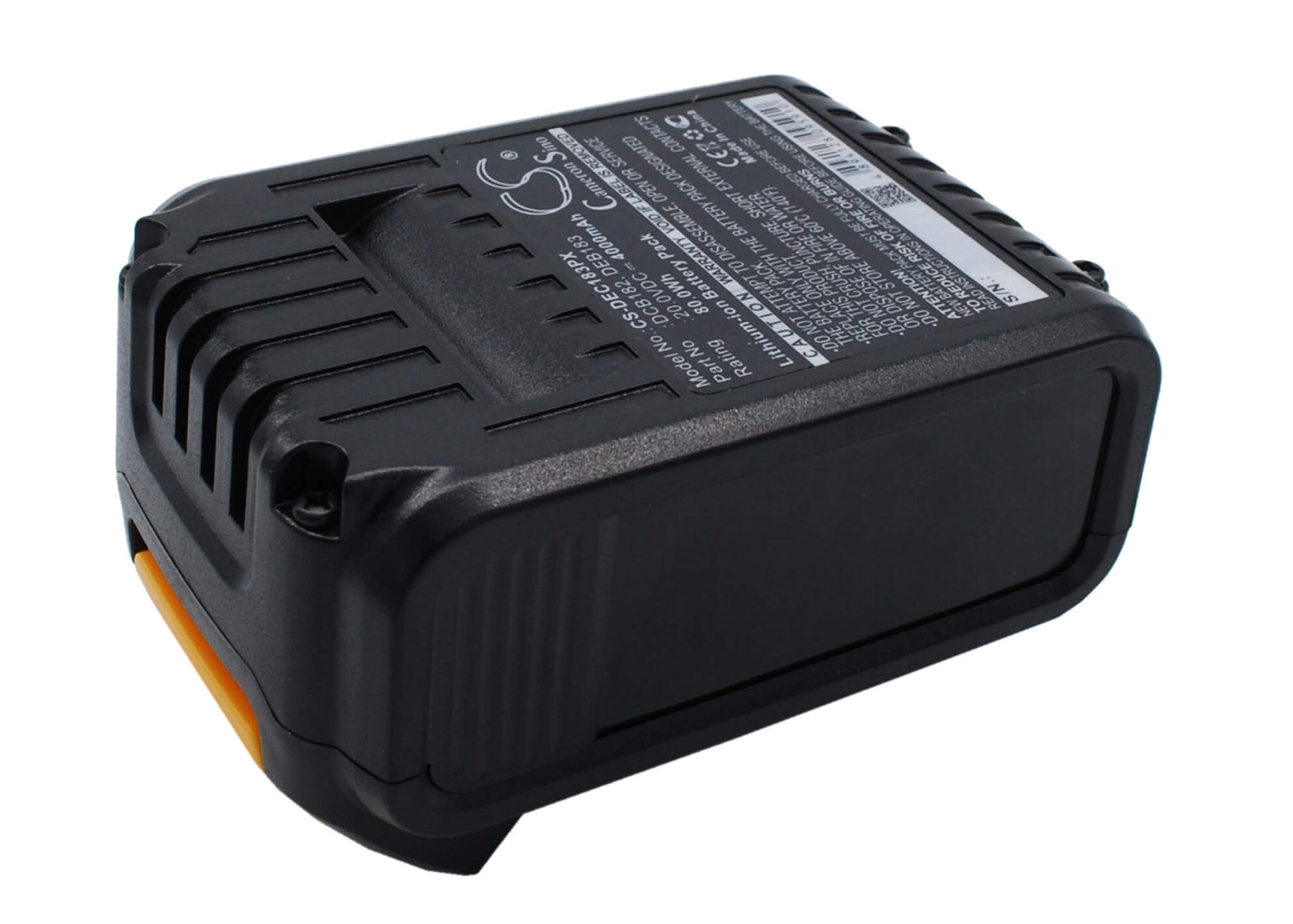 20.0V, 4000mAh, Li-ion Battery fits Klein Tools, 1000 Mcm Aluminum, 350 Mcm Aluminum, 80Wh