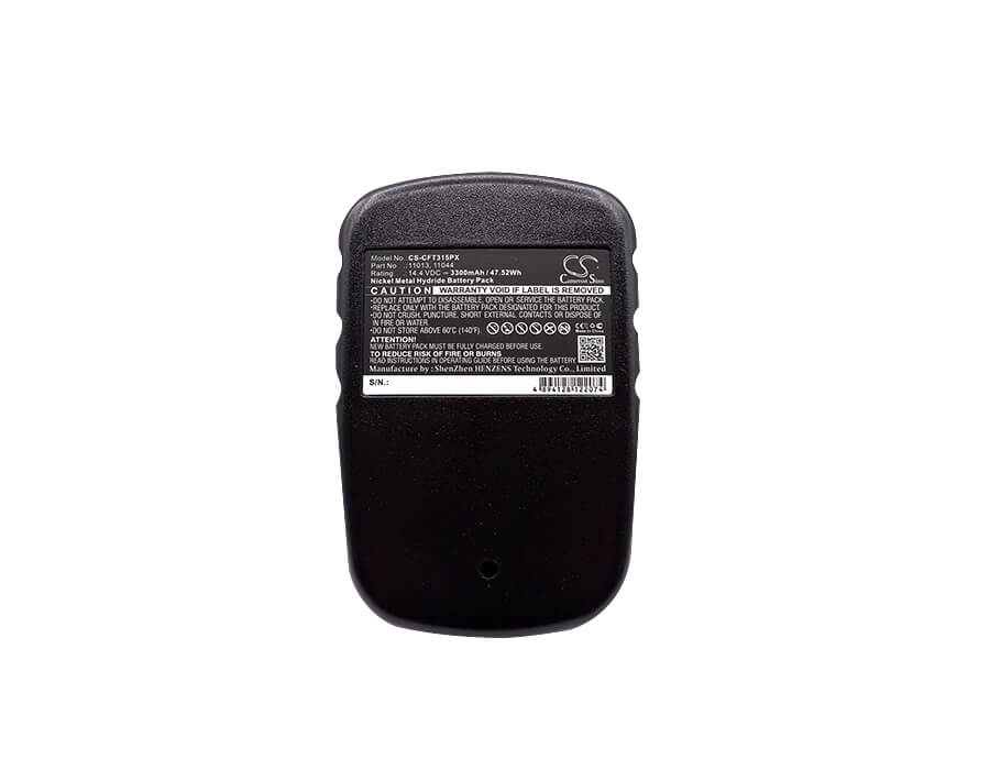 14.4V, 3300mAh, Ni-MH Battery fits Craftsman, 10153, 11129, 47.52Wh