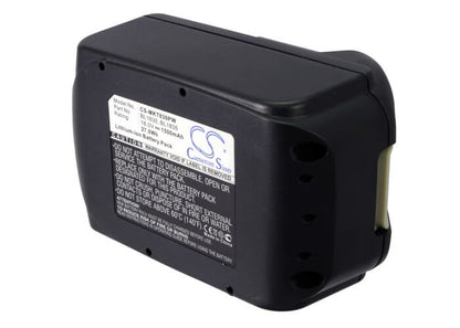 18.0V, 1500mAh, Li-ion Battery fits Makita, Bbo180, Bbo180z, 27Wh